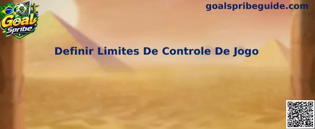 Interface ilustrativa para Definir Limites De Controle De Jogo no Goal Spribe